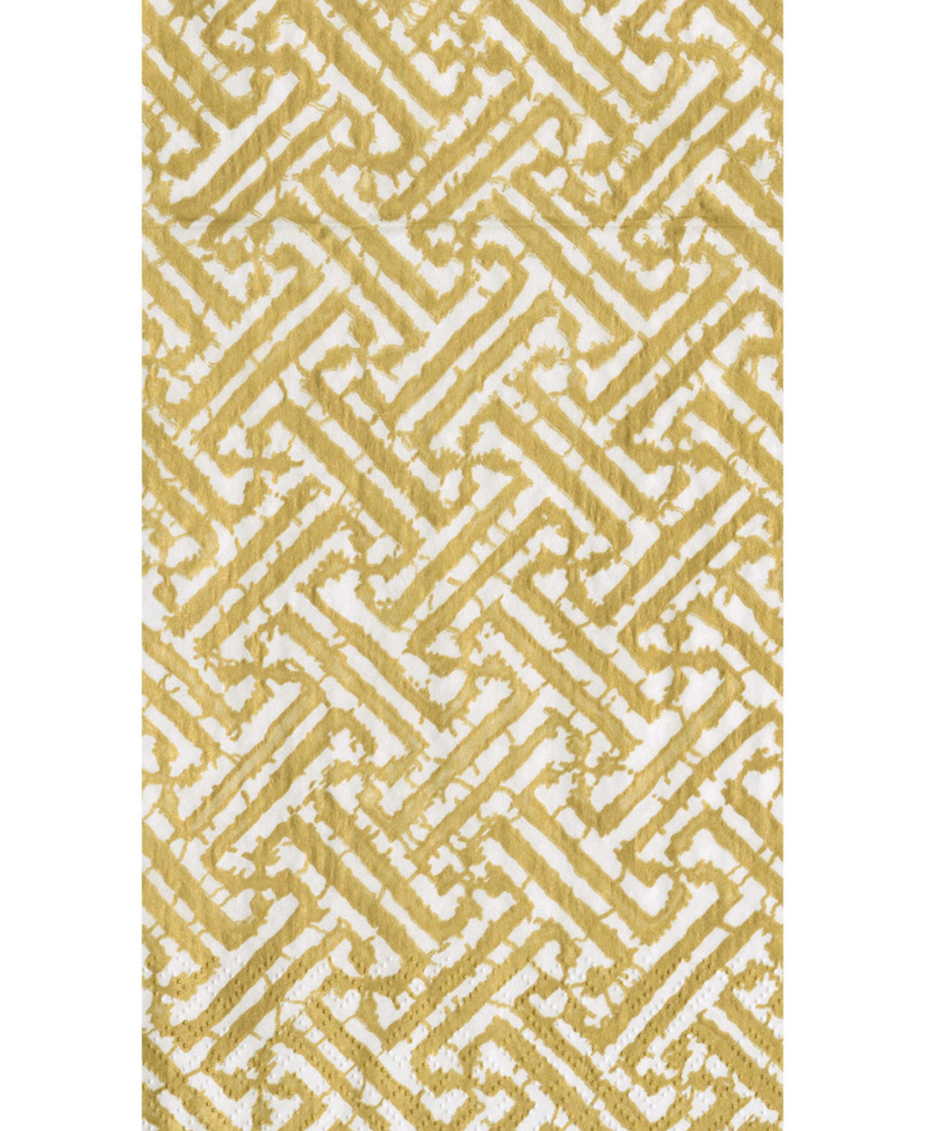 Fretwork Gold Guest Towel - Package Of 15_Caspari_16454G-GOLD
