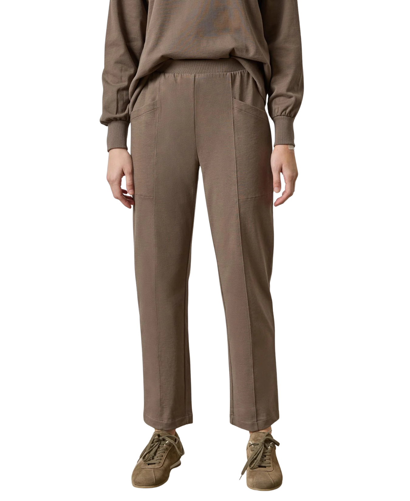 Front Seamed Pocket Pant-Lilla P-PA3587-STK