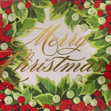 Holly and Berry Wreath Money Card