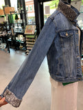 D Botanical Garden Denim Jacket | Large