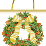 Magnolia Wreath Gift Bag Small