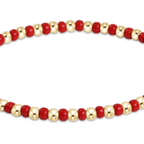 Gameday Hope Grateful Bracelet - Bright Red
