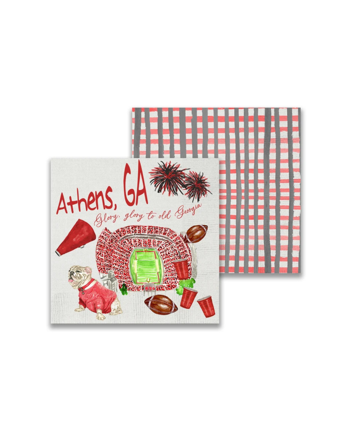 Auburn_Cocktail_Napkin-French Graffiti-PCK1121