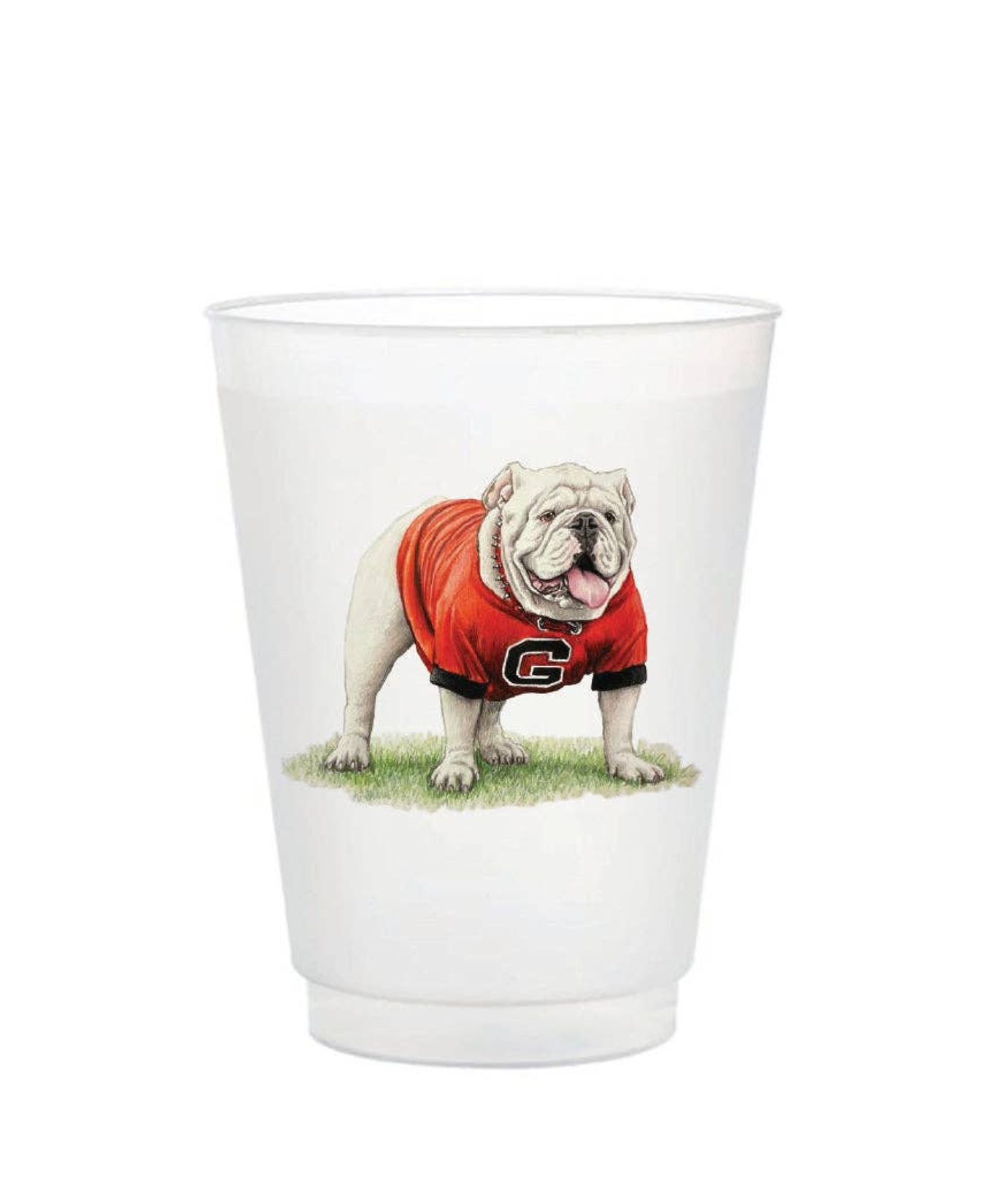 Georgia Mascot Flex Cup-Valiant Gifts Inc