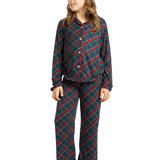 Girl's Layton Plaid Long Sleeve Pants Sleep Set_The Royal Standard_The Royal Standard