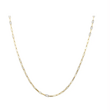 Goddess Charm Bar Link Chain 18"