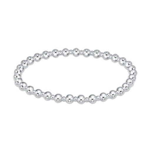 Classic Grateful 4MM  Bead Bracelet Sterling