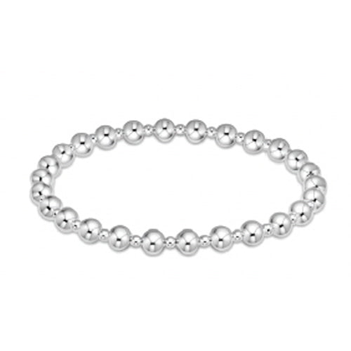Classic Grateful 5MM  Bead Bracelet Sterling