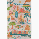 Greetings from Georgia Tea Towels