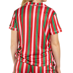 Gumdrop Stripe Short Sleeve Button Up Sleep Shirt__The Royal Standard_503261984