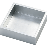 Silver Leaf Lacquer Cocktail Napkin Holder