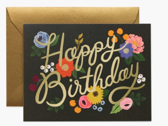 Vintage Happy Birthday Card