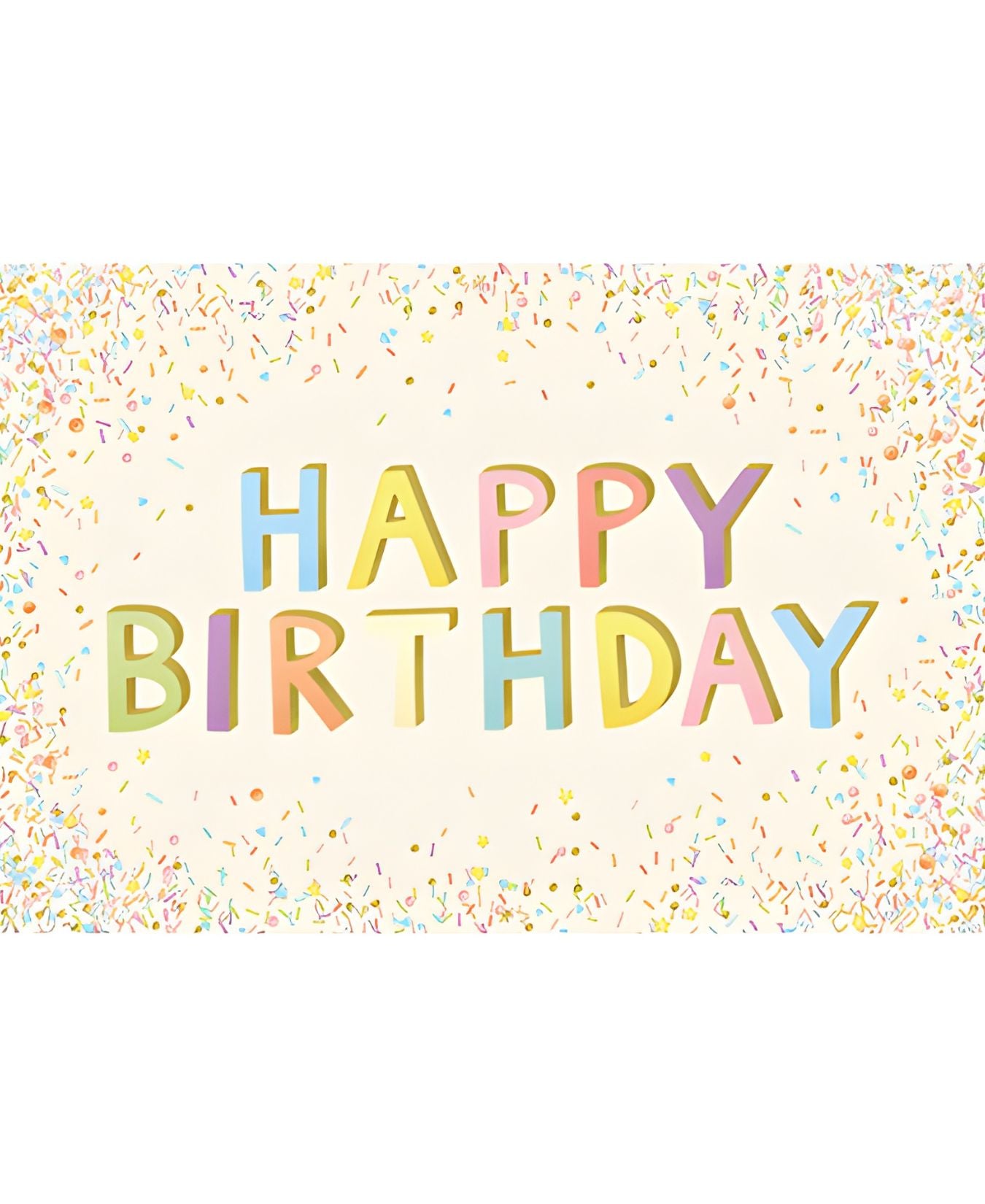 Happy Birthday Sprinkles Placemat_Hester&Cook_KP1327