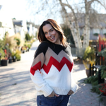 a woman smiling at camera