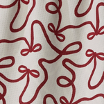 Holiday Bows Luxe Kitchen Towel-Geometry-TT-DBL-MF-HOLIDAY-BOWS-POMEGRANATE