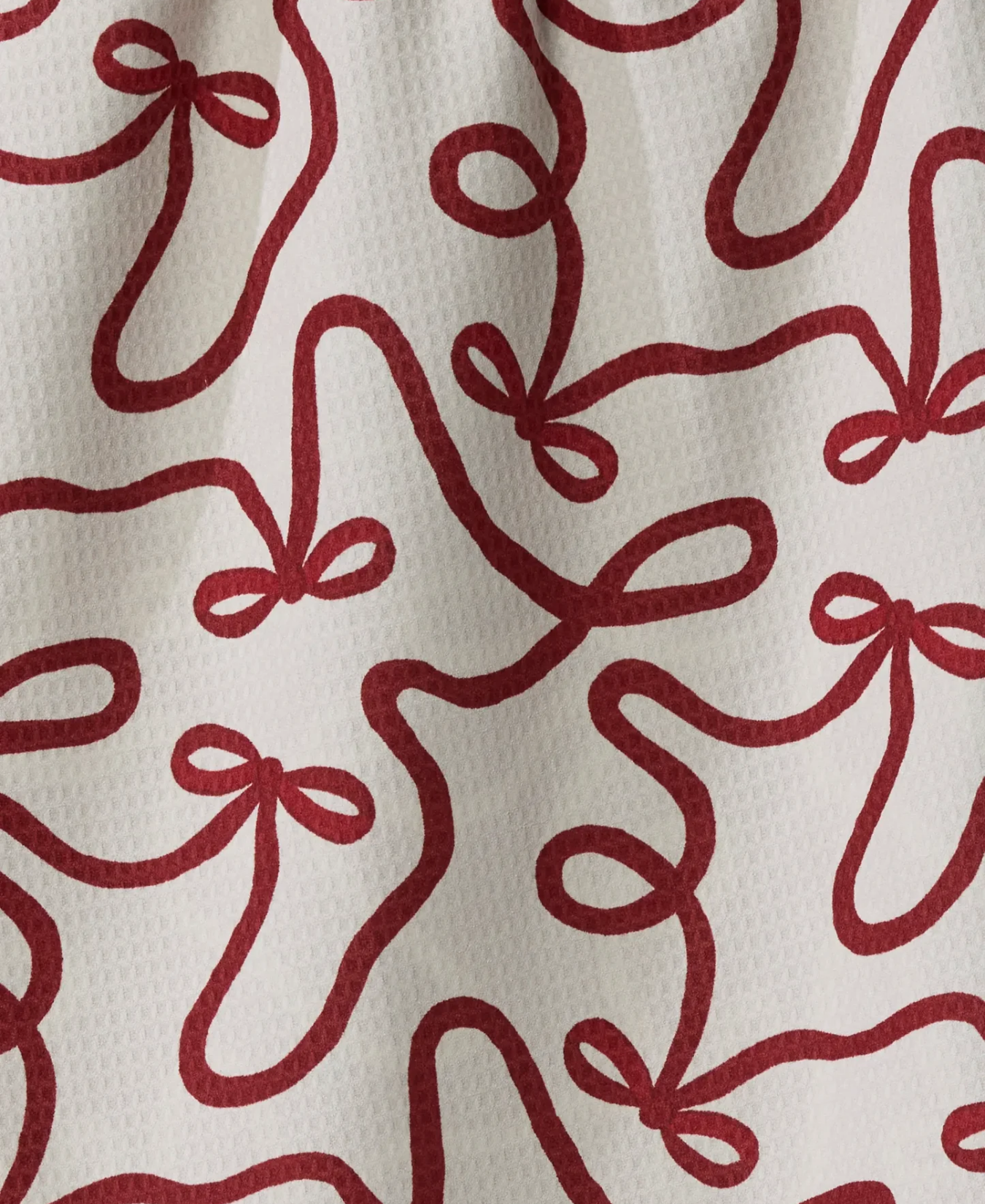 Holiday Bows Luxe Kitchen Towel-Geometry-TT-DBL-MF-HOLIDAY-BOWS-POMEGRANATE
