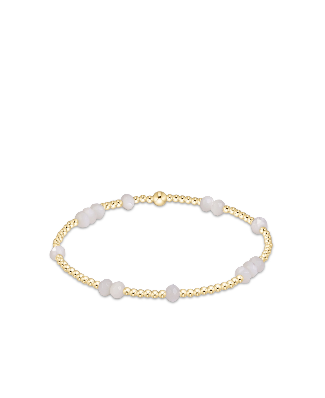 Hope Unwritten Gemstone 4mm Bracelet - Mother Of Pearl-E Newton
-BGEMHOPUNW4MOP