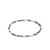 Hope Unwritten Silver Faceted Hematite 2mm Bead Bracelet-E Newton-BHOPUNWSILFHEM2