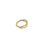 Huggie Earrings - Nylah Gold 10mm_LinnyCo_LINNY4414