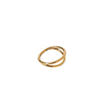 Huggie Earrings - Nylah Gold 10mm_LinnyCo_LINNY4414