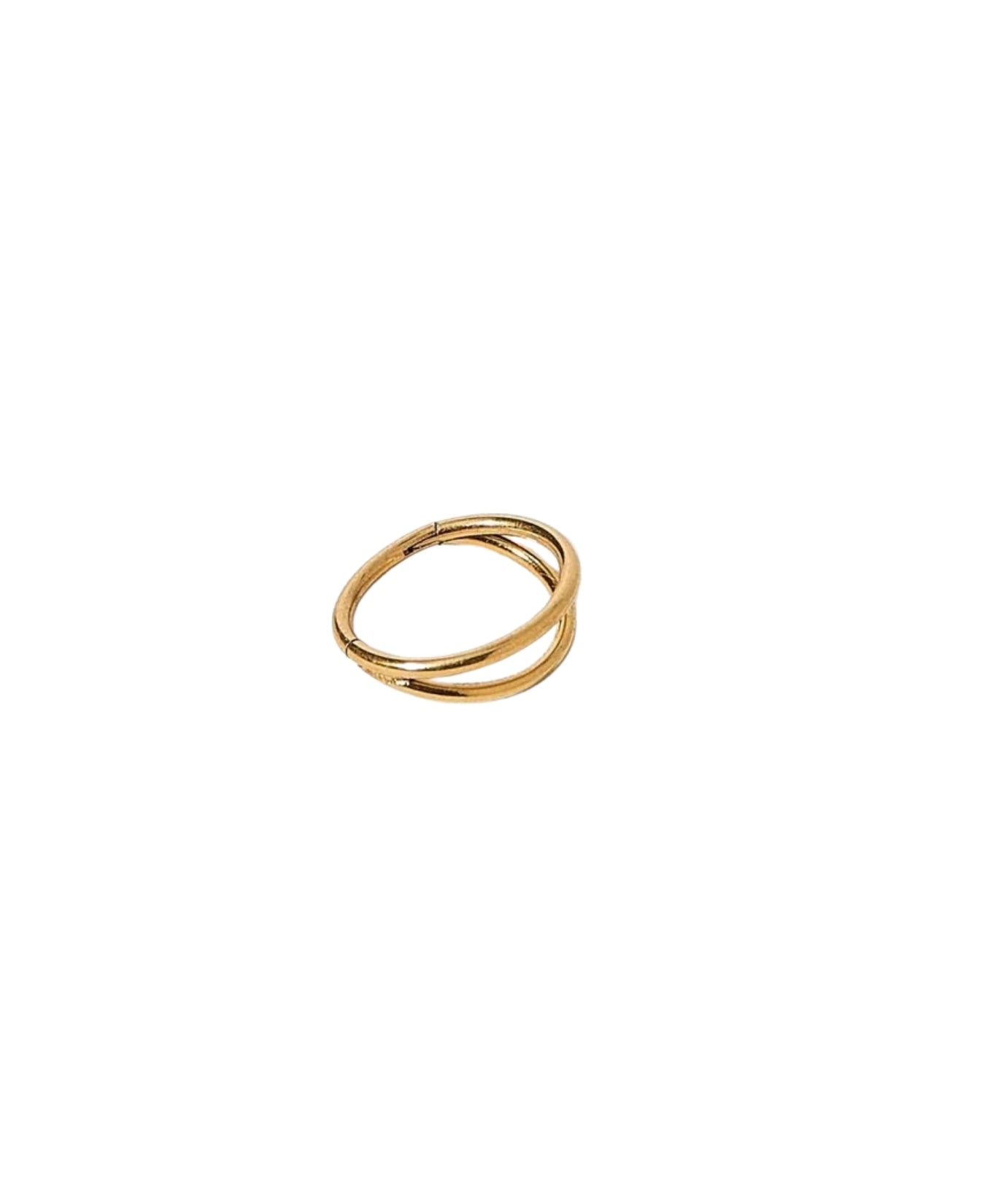 Huggie Earrings - Nylah Gold 10mm_LinnyCo_LINNY4414