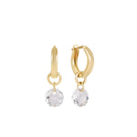 Huggie_Gold_0.5_Hoop_Reflection Small_Charm_ENewton_EHUGG05HREFLSM04