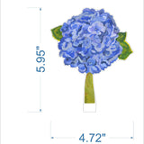 Hydrangea Royal Blue Acrylic Floral