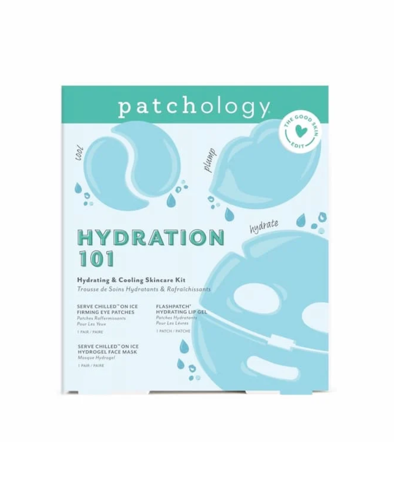 Hydration 101 Hydrating & Cooling  Skincare Kit-Patchology-H101