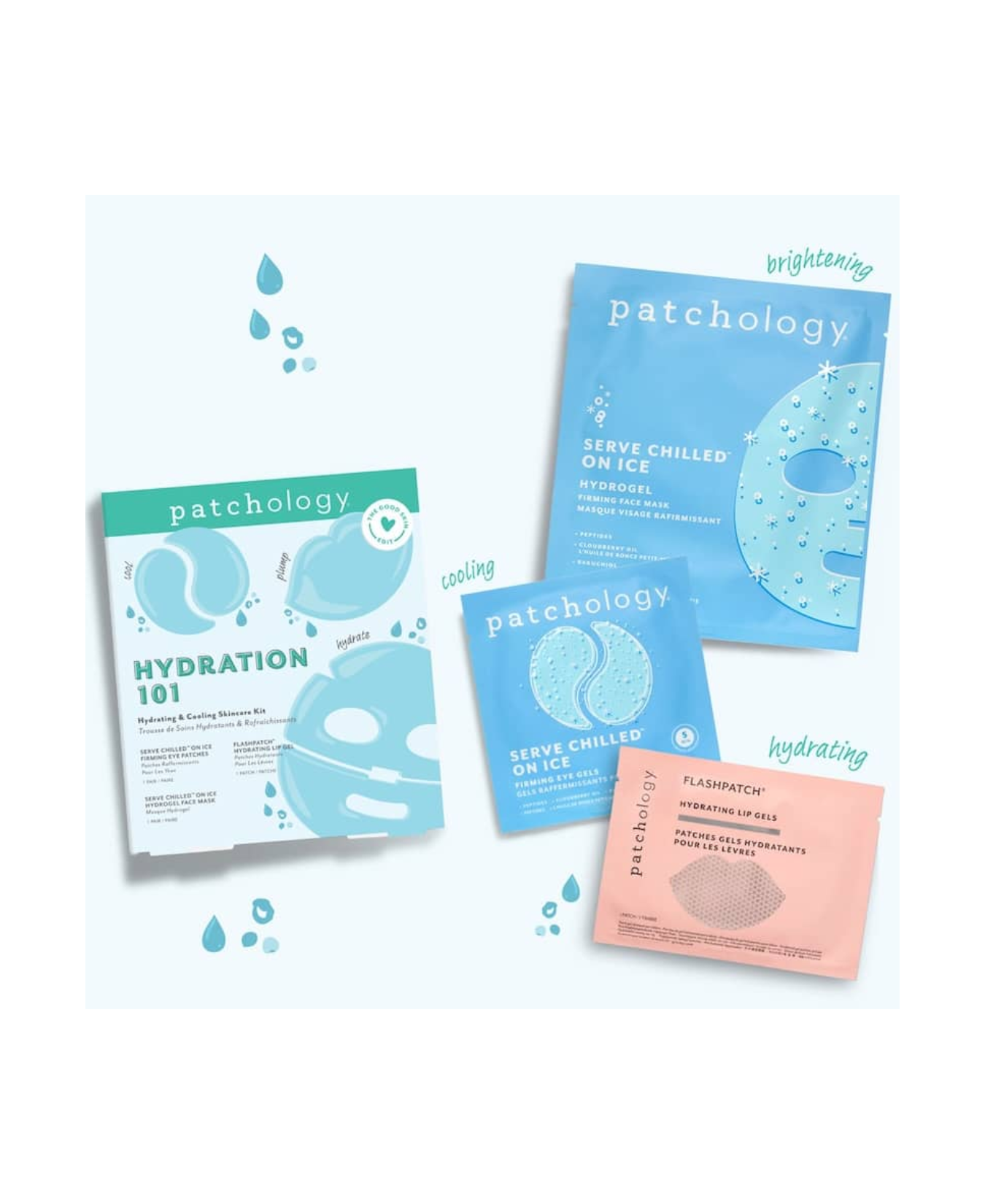 Hydration 101 Hydrating & Cooling  Skincare Kit-Patchology-H101