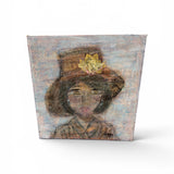 Girl with Hat 12" x 12"