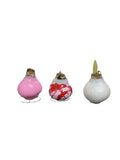 Flower White Wax, White Wax Red & Pink Splatter, Solid Pink Valentine's