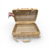 Wicker Mini Picnic Basket