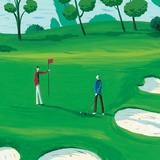 Birthday Card On The Links