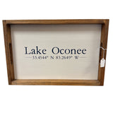 Lake Oconee Wooden Tray