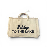 Schlep to the Lake Canvas Tote Bag