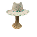 White Palm Hat with Golf Bag | Partee Pink/Green