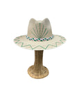 White Palm Hat with Golf Bag | Partee Pink/Green