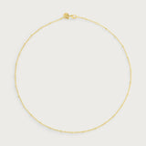 Molten Bead Chain Necklace | Gold