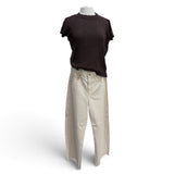 Perfect Tee Cotton Sweater | Chocolate Ale