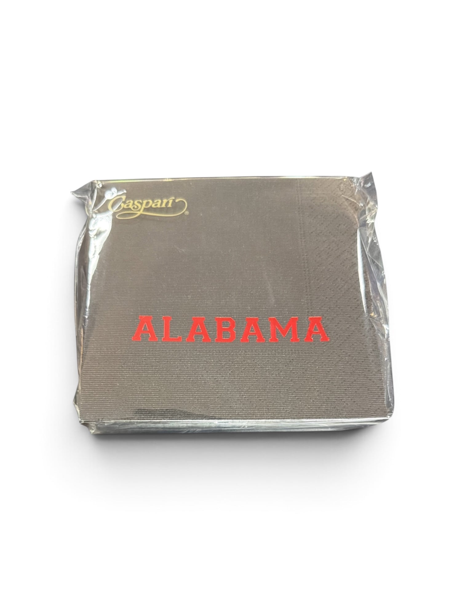 a napkin in a plastic wrap