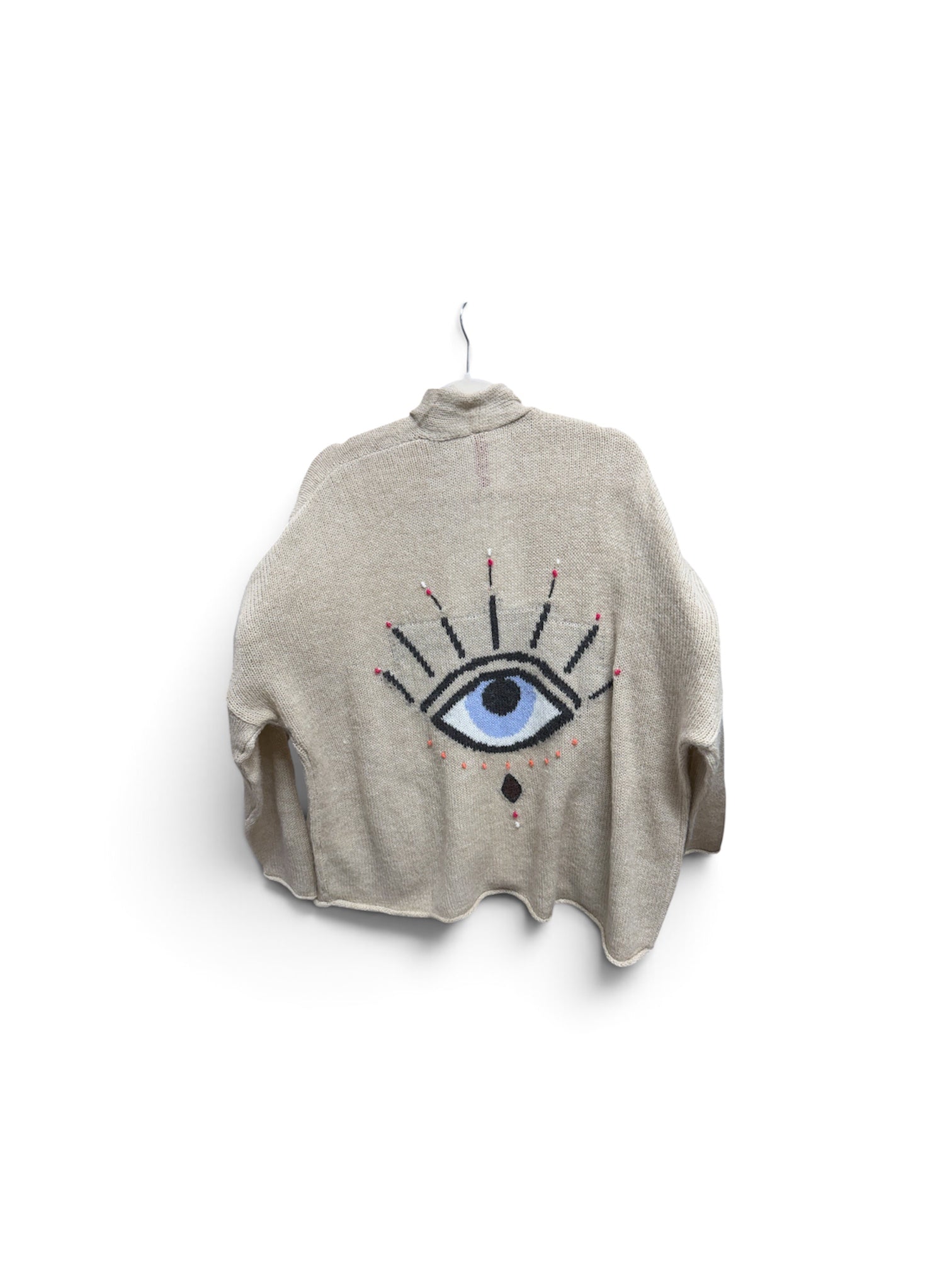 a sweater with a eye on it