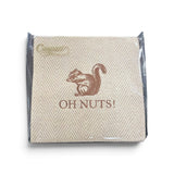 Custom Oh Nuts! Squirrel Cocktail Napkin