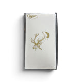 Deer with Santa Hat Custom Guest Towels