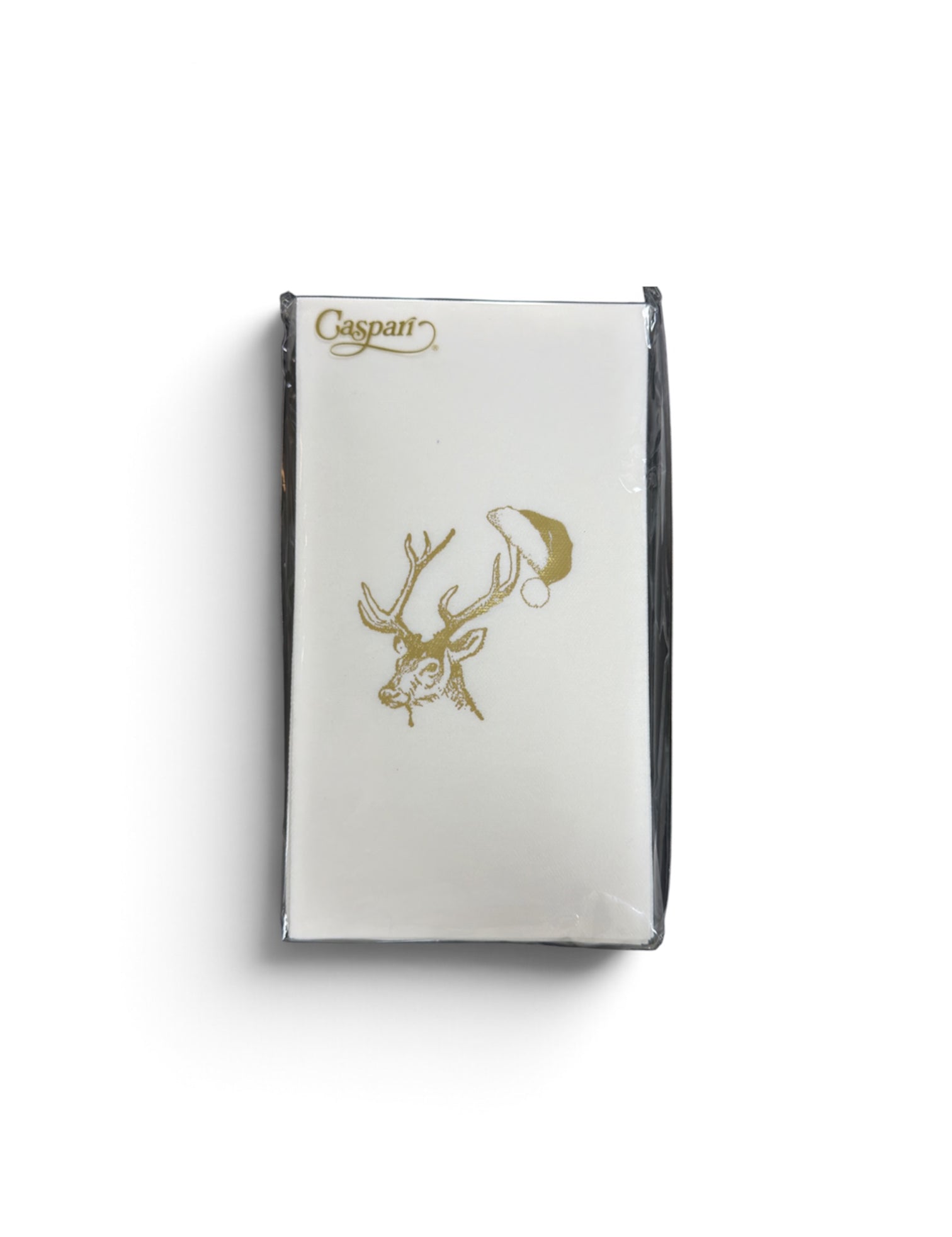 a white rectangular object with a deer head on it