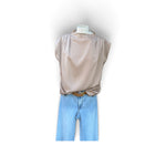 a mannequin with a shirt and jeans