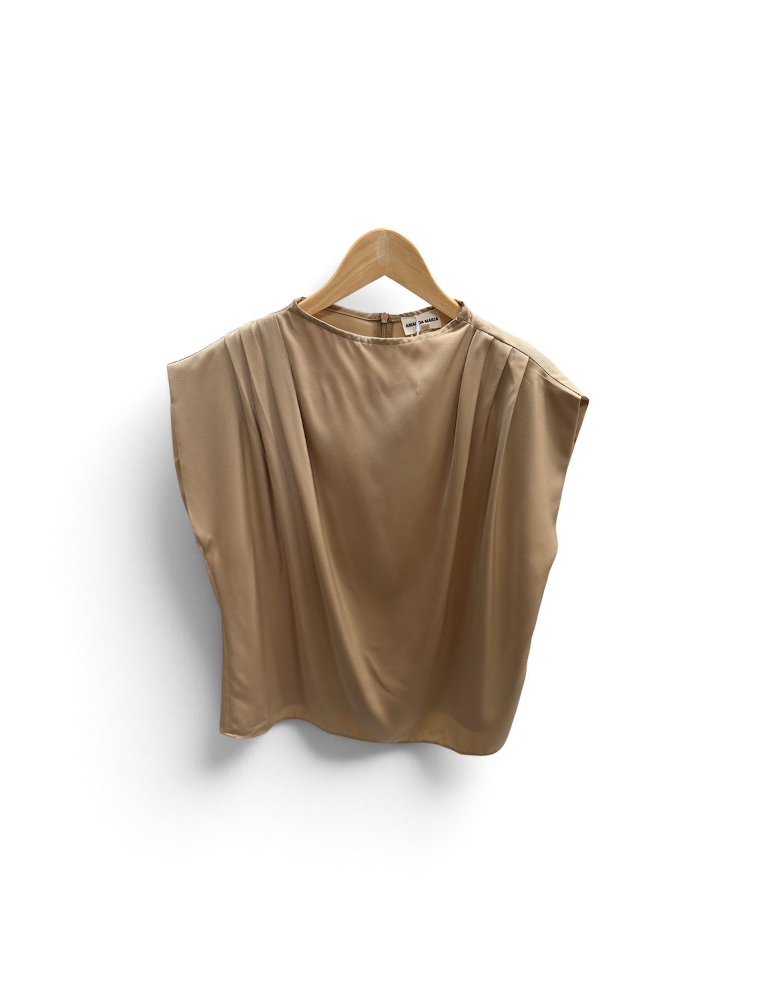 Pleated Mock Top