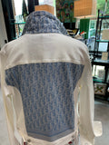 D Monogram Sky White Denim Jacket