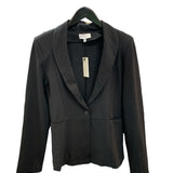 Ponte Knit Fitted Blazer