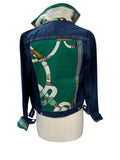 H Green Equestrian Denim Jacket | XSmall