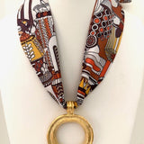 Scarf Charm Necklace